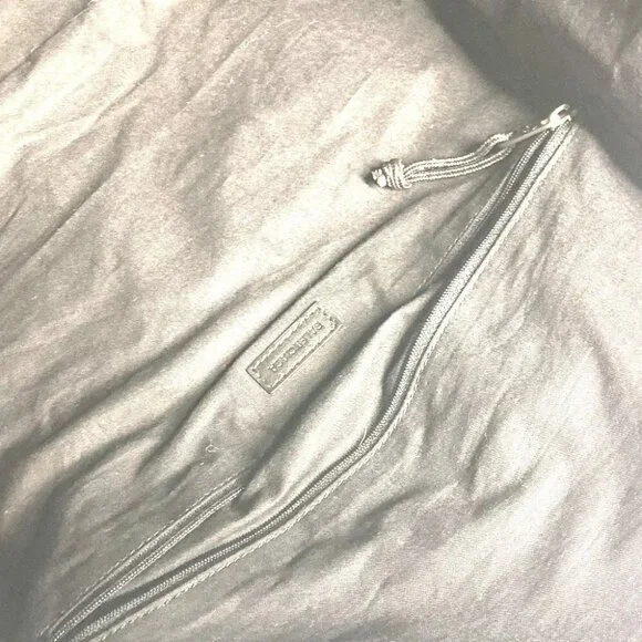 BALENCIAGA 532810 Logo Shoulder Bag Travel Bag Duffle Bag gray/Black - Picture 12 of 13